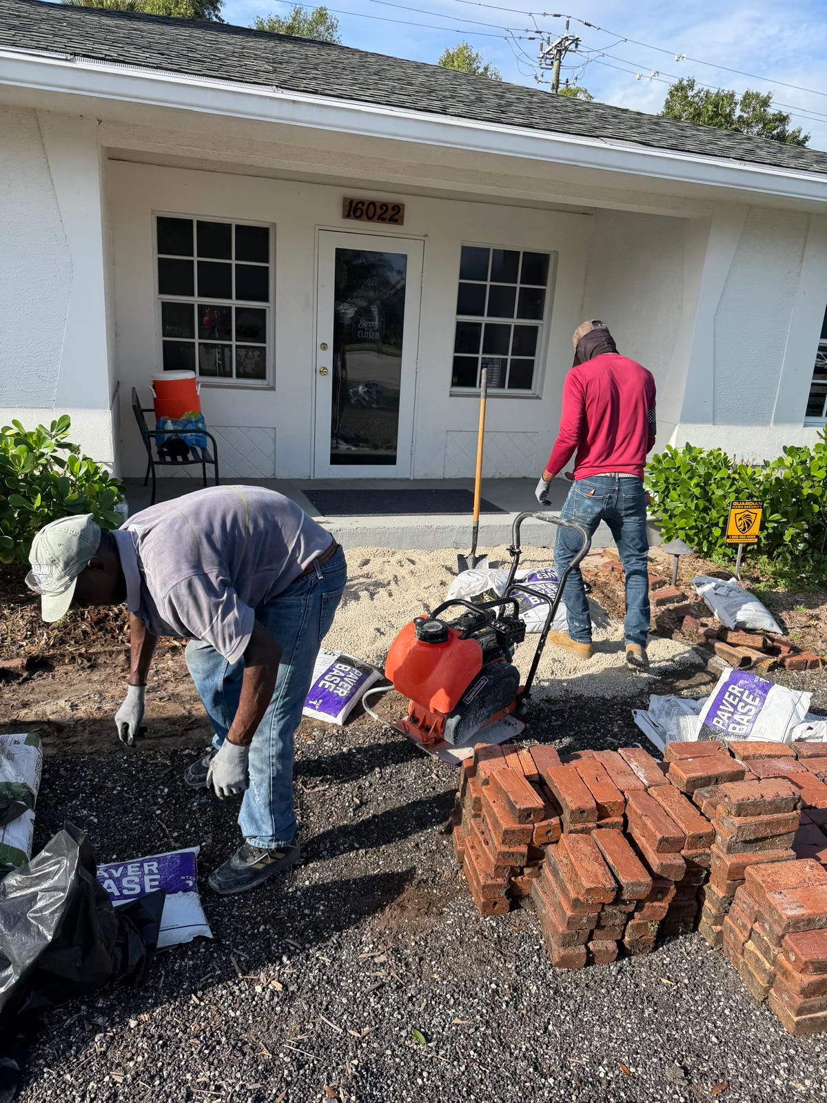 Landscaping — Before